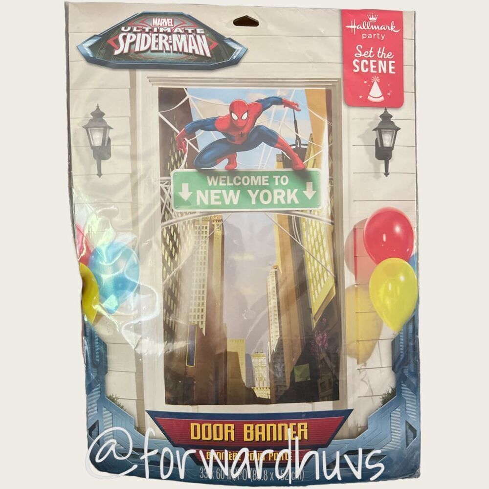 Bundle Sale 3 for $15 | Spider-Man Hallmark Party Door Banner